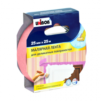 Малярная лента UNIBOB для деликатных поверхностей