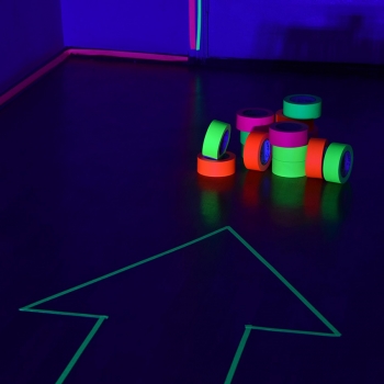 Тканевая лента Pro Gaffer Fluorescent светящаяся в УФ-свете