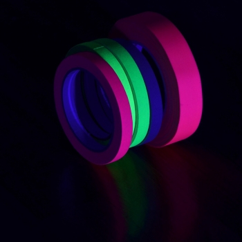 Тканевая лента Pro Gaffer Fluorescent светящаяся в УФ-свете