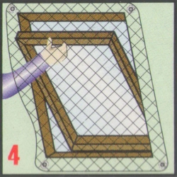 Москитная сетка для мансардных окон fix-o-moll, 1.3x1.5м